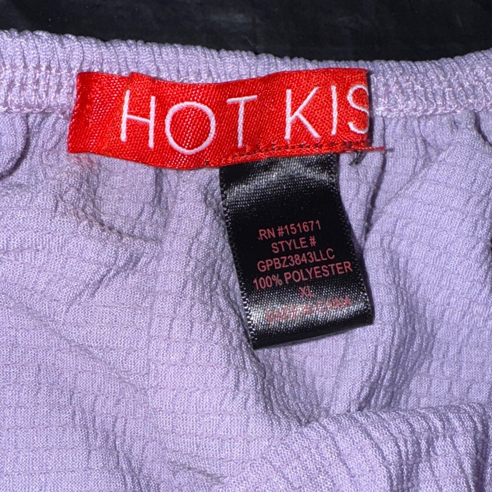 Hot Kiss Light Purple Top and Shorts Set - Picture 5 of 5